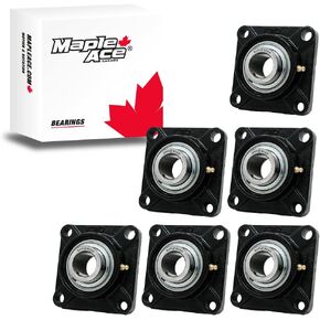 MAPLE ACE UCF204-12 R3 Triple-Lip Seal Flange Bearing 3/4" Bore 4-Bolt Solid (2Pcs) in Saudi Arabia