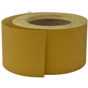 Gritly - 400 Grit PSA Gold Longboard Sandpaper Roll 25 Yard Long, 2-3/4" Wide - Adhesive Backed Sandpaper Roll for Woodworking, Automotive, Hand Sanding Blocks in Kuwait