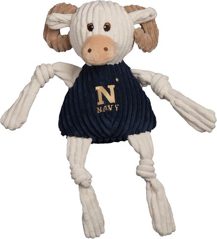 HuggleHounds Officially Licensed College Mascot Squeaky Dog Toy for Aggressive Chewers - Plush Corduroy Dog Toys - Soft Extra Durable Stuffed Pet Toy | University of Nebraska Lil Red, Large in Saudi Arabia