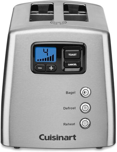 Cuisinart CPT-420 Touch to Toast Leverless 2-Slice Toaster, Brushed Stainless Steel in Kuwait