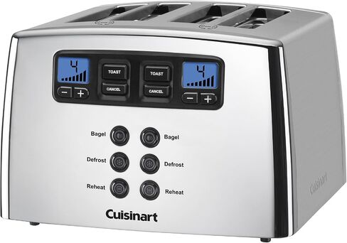Cuisinart Touch to Toast Leverless toaster, 4-Slice, Brushed Stainless Steel in Saudi Arabia