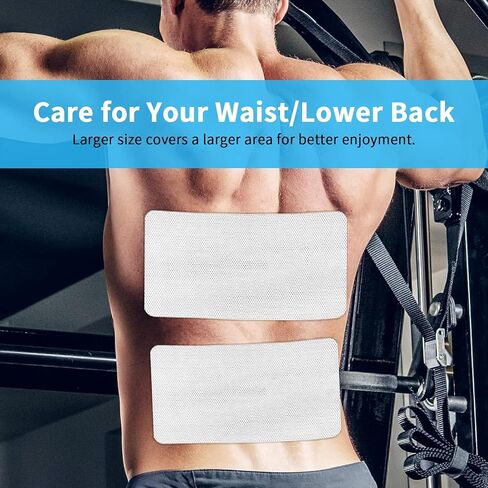 TENS Unit Replacement Pads - Pack of 10 Extra Large Butterfly Shaped Electrode Squares in Kuwait
