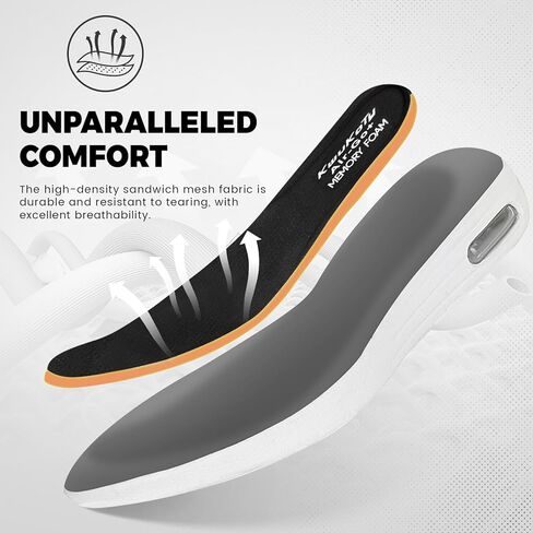 KWUKOTY Women's Diabetic Shoes | Adjustable Sneakers | Lace-Free | Plantar Fasciitis/Edema/Swollen Feet/Bunions | Black Size 8 in Kuwait