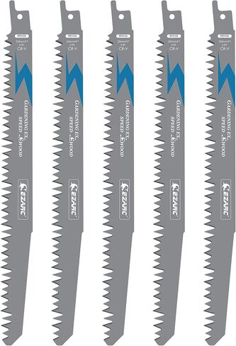 EZARC 12-Piece Reciprocating Saw Blade Set - Woodcutting Saw Blades, Sharp Pruning Saw Blades in Saudi Arabia