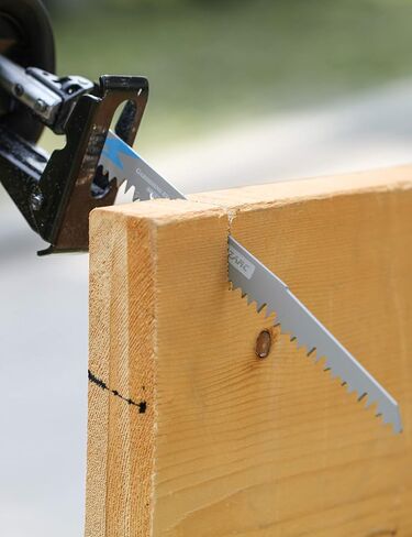 EZARC 12-Piece Reciprocating Saw Blade Set - Woodcutting Saw Blades, Sharp Pruning Saw Blades in Saudi Arabia