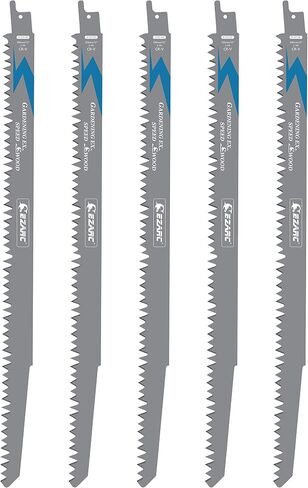 EZARC 12-Piece Reciprocating Saw Blade Set - Woodcutting Saw Blades, Sharp Pruning Saw Blades in Saudi Arabia