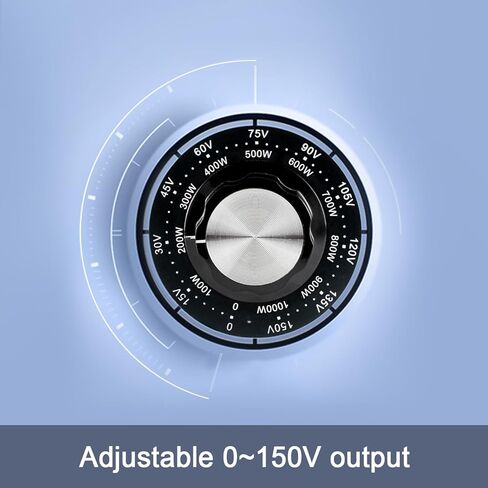 ZHENGXI Variac Variable Transformer 500W, 5 Amp AC Voltage Transformer, 0-150 Volt Output with Digital Display in Kuwait