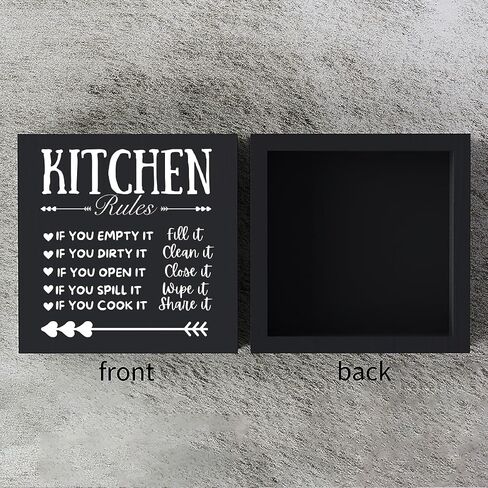Funny Kitchen Wooden Box Sign Plaque Alexa Do the Dishes Wood Box Sign Rustic Art Home Shelf Desk Decor 5 X 5 Inches in Saudi Arabia