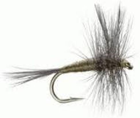 Feeder Creek Blue Wing Olive Parachute Flies, Handmade Dry Fly Assortment, 12pc in 4 Sizes. Sizes 12,14,16,18 (3 of Each Size), Great for Trout, Bass, Panfish & More in Saudi Arabia