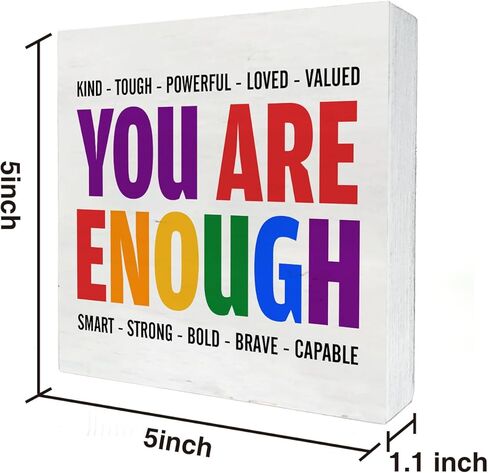 كل واحد مرحب به هنا، صندوق خشبي، ديكور مكتبي، تنوع، كتلة خشبية، لوحة، صندوق، علامات، صندوق ريفي، لتزيين طاولة رف الفصل الدراسي (5 × 5 بوصة) in Kuwait