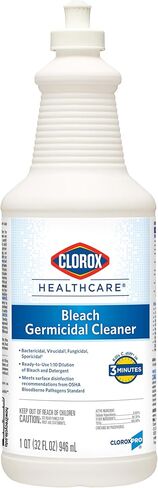 CloroxPro Healthcare Bleach Germicidal Cleaner Pull-Top, Healthcare Cleaning and Industrial Cleaning, 32 Ounces (Pack of 6) - 68832 in Kuwait