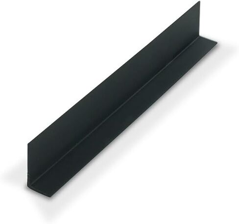 Outwater Plastics 1920-Bk Black 1 Inch X 1/2 Inch X 3/64 (.04) Inch Thick Styrene Angle Plastic Angle Moulding 46 Inch Lengths (Pack of 3) in Saudi Arabia