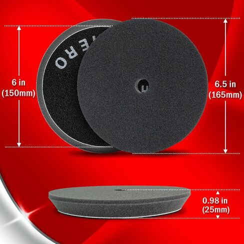 3pcs Polishing Pads for Orbital Sander, Orbital Buffing Pads Hook and Loop Foam Buffer Pad Set for Cutting, Compounding, Polishing and Waxing (5 inch) Almohadillas de pulido para lijadora Orbital in Saudi Arabia