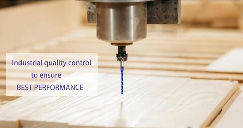 HZBIAO 3 الناي مدبب الكرة الأنف CNC راوتر بت نهاية المطاحن الصلبة كربيد دوامة قطع 2D و 3D نحت بت 1/4 بوصة عرقوب مع 1/8 قطر SQ333 in Kuwait