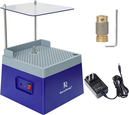 Deruilong Portable Stained Glass Grinder Art Grinding Tool with 5/8" Grinding Heads (110V, 65W, Red) in Kuwait