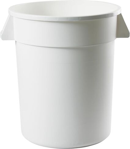 Winco PTC-10G Round Trash Can, 10 Gallon, Plastic, Gray in Saudi Arabia