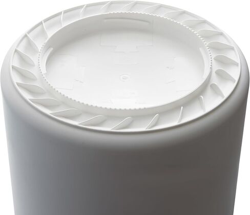 Winco PTC-10G Round Trash Can, 10 Gallon, Plastic, Gray in Saudi Arabia