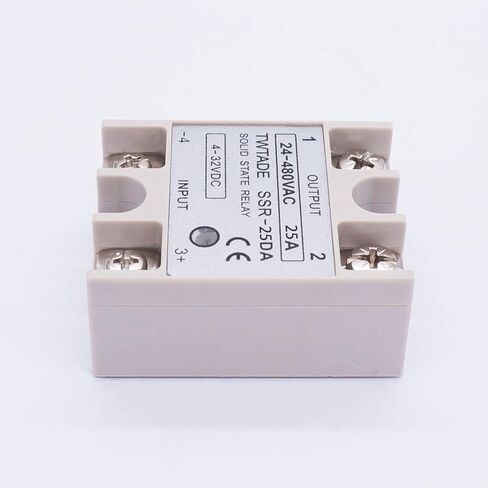 TWTADE 2PCS SSR-25 DA 25A 3-32V DC / 24-380V AC SSR Single Phase Solid State Relay ssr-25da in Kuwait