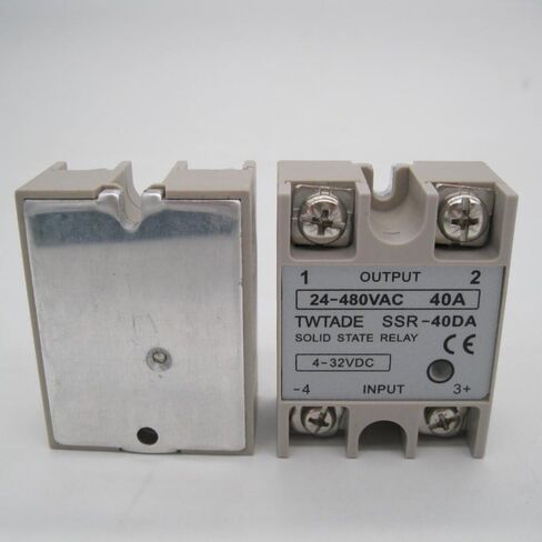 TWTADE 2PCS SSR-25 DA 25A 3-32V DC / 24-380V AC SSR Single Phase Solid State Relay ssr-25da in Kuwait