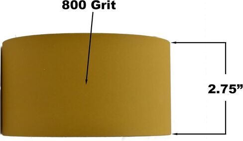 Gritly - 400 Grit PSA Gold Longboard Sandpaper Roll 25 Yard Long, 2-3/4" Wide - Adhesive Backed Sandpaper Roll for Woodworking, Automotive, Hand Sanding Blocks in Kuwait