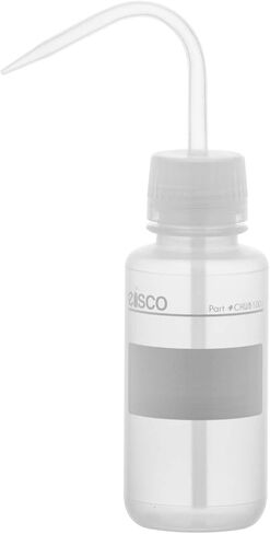 EISCO 2PK Chemical Wash Bottle, No Label, 250ml - Wide Mouth, Self Venting, Low Density Polyethylene - Performance Plastics Labs in Saudi Arabia