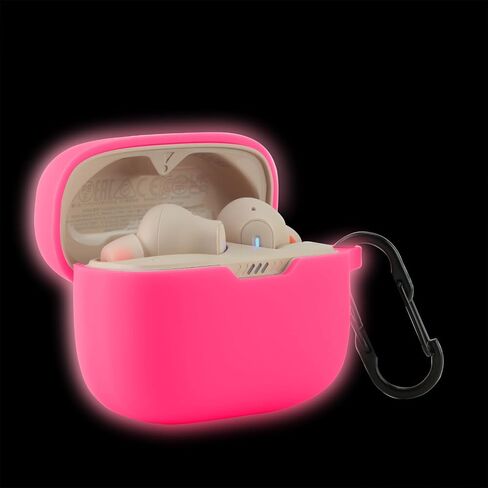 LEFXMOPHY 230 NC Case Replacment for JBL Tune 230NC TWS True Wireless Headphone Protective Protector, Pink Silicone Cover Skin Glow in Dark in Saudi Arabia