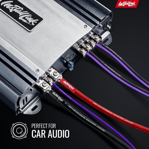 14 AWG Gauge Speaker Wire Cable Stereo, Car or Home Theater, CCA (100 Feet) by Install Link in Saudi Arabia