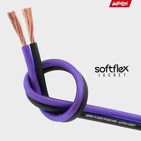 14 AWG Gauge Speaker Wire Cable Stereo, Car or Home Theater, CCA (100 Feet) by Install Link in Saudi Arabia