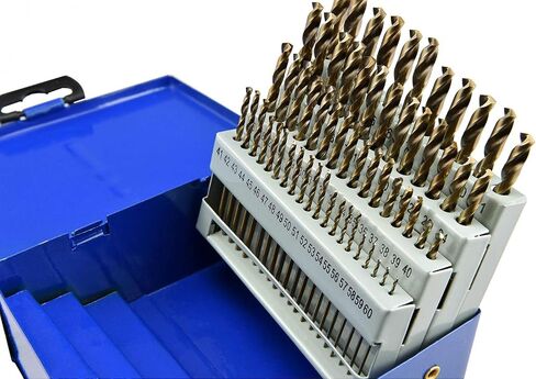MaxTool 26 Pieces Drill Set 26PCs/26-Piece Twist Drill Bit Set High Speed Steel M2 Fully Ground Letter A to Z; JBS02H10R26 in Saudi Arabia