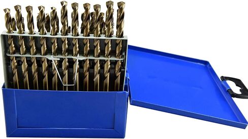 MaxTool 26 Pieces Drill Set 26PCs/26-Piece Twist Drill Bit Set High Speed Steel M2 Fully Ground Letter A to Z; JBS02H10R26 in Saudi Arabia