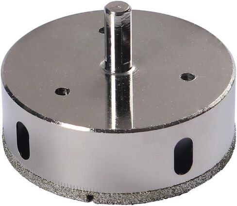 Drilax 3-3/8 inch Diamond Hole Saw Drill Bit Ceramic Porcelain Tile Glass Marble, Granite, Quartz Drilling Core Tool 3 3/8 In in Saudi Arabia