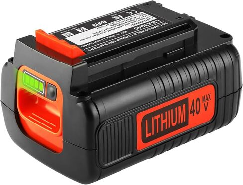 AYTXTG 3.0Ah 40V Replacement Black and Decker 40Volt Lithium Battery LBX2040 LBXR36 LBXR2036 LST540 LBX1540 LST136W with a LCS40 LCS36 Portable Charger for Black Decker 40V Battery Charger in Kuwait