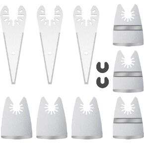 14pcs Oscillating Scraper Blades 2 Inch, Universal Oscillating Tool Multitool Rigid Scraper Blades for Carpet Tile Adhesives in Saudi Arabia