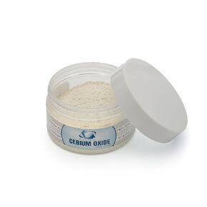Glass Polish 90002 Cerium Oxide Fine Grade Glass Polishing Powder - TREO 95% - 2.5 microns - 3.5oz - White