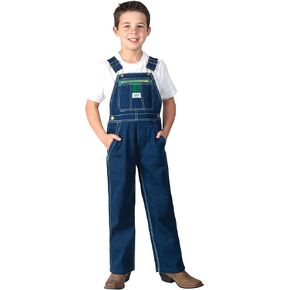 Liberty boys Boy's Denim Bib Overalls, Rigid Blue, 18 US in Saudi Arabia