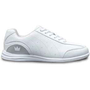 Brunswick Mystic Wht/Slvr Ladies Size 9
