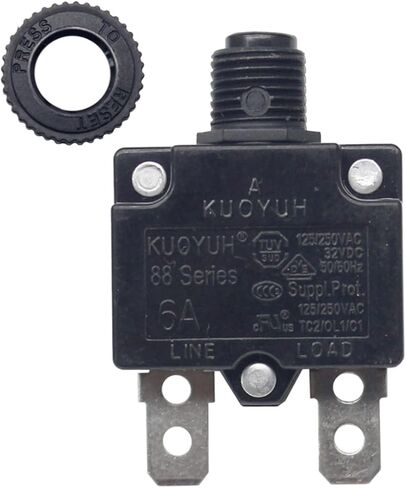 KUOYUH قاطع الدائرة 88 سلسلة 125/250VAC 50/60 هرتز (1 قطعة) (20 أمبير) in Kuwait