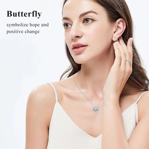 QUALISE Teardrop Necklace for Women Girls Sterling Silver Moonstone Waterdrop Pendant Necklace Fashion Birthstone Jewelry for Wedding Birthday Chirstmas Gift in Saudi Arabia