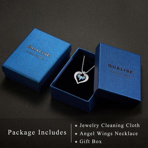 QUALISE Teardrop Necklace for Women Girls Sterling Silver Moonstone Waterdrop Pendant Necklace Fashion Birthstone Jewelry for Wedding Birthday Chirstmas Gift in Saudi Arabia