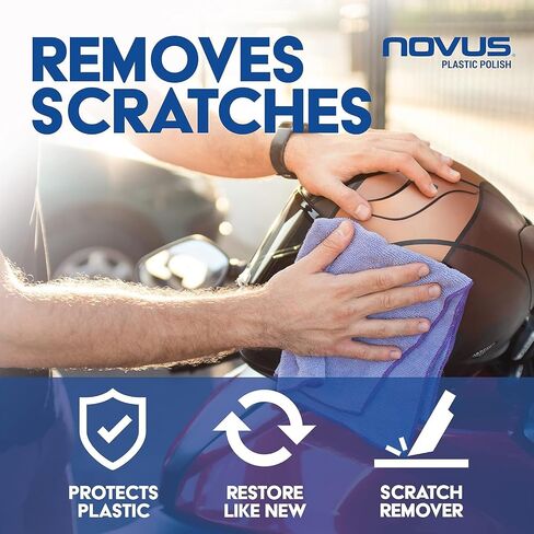 NOVUS 7232 | طقم تلميع بلاستيكي | وسادة توزيع صوف، وسادة تلميع صوف، مجموعة خلفية خلفية، محول حفر، وقطعة قماش من الألياف الدقيقة in Kuwait