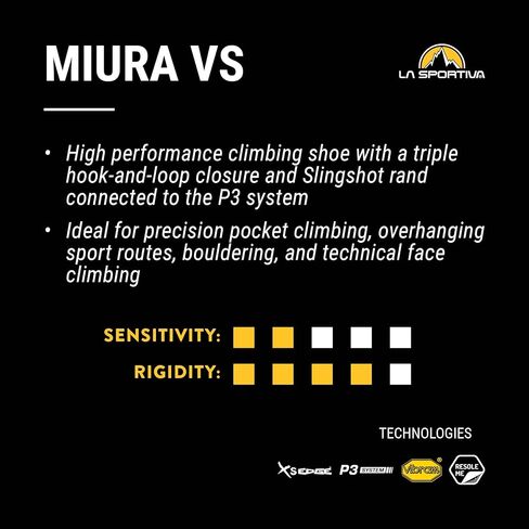 حذاء تسلق Miura VS للرجال من La Sportiva in Saudi Arabia