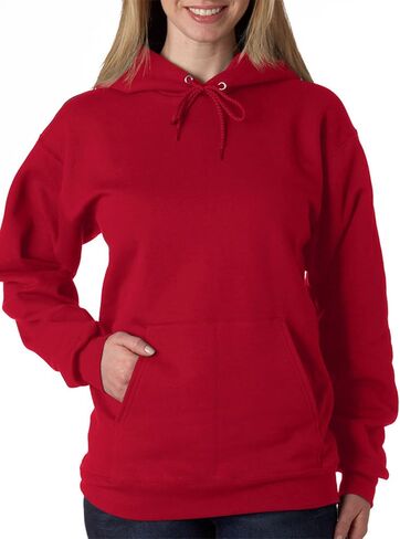 Hanes Men's Ultimate Cotton Heavyweight Pullover Hoodie Sweatshirt, Deep Red, Large in Saudi Arabia