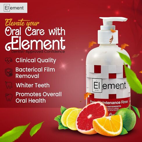 Stannous Fluoride Mouthwash - 10 Fl. Oz. 0.63% Antimicrobial Perio Rinse - Alcohol Free, Dye Free, Paraben Free - Refreshing Spearmint Flavor in Saudi Arabia
