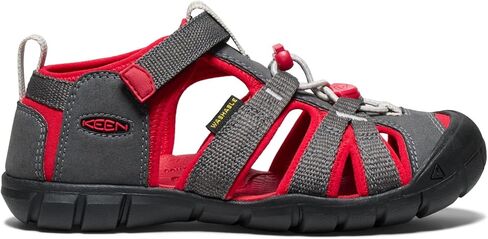 KEEN Seacamp 2 CNX Closed Toe Sandals, Papaya Punch/Marina, 9 US Unisex Little Kid in Saudi Arabia
