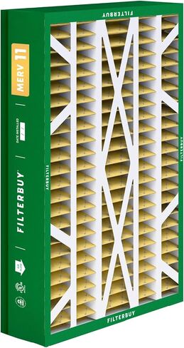 Filterbuy 20x25x6 Air Filter MERV 11 Allergen Defense (1-Pack), Pleated HVAC AC Furnace Air Filters Replacement for Aprilaire Space-Gard 201 / Models 2200 and 2250 (Actual Size: 19.75 x 24.25 x 5.88 Inches) in Saudi Arabia