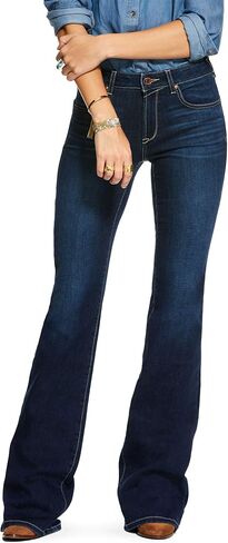 Ariat Female Ultra Stretch Perfect Rise Katie Flare Jean Maya 34 in Saudi Arabia