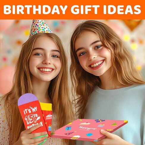 HAPPYPOP Gifts for Teenage Girls Boys, Gifts for 15 Year Old Boys Girls Quinceanera Gifts, Gifts for Teens 15th Birthday Gifts in Kuwait