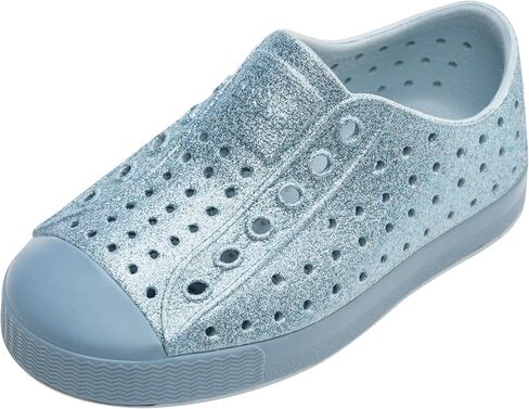 Native Shoes Jefferson Bling (Toddler) Gold Frost Bling/Shell White 10 Toddler M in Saudi Arabia