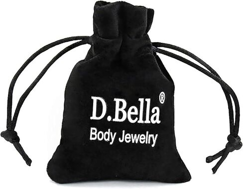 D.Bella 16G Clear Piercing Retainers Flexible Cartilage Helix Daith Rook Tragus Earring Retainer Bioflex Plastic Nose Septum Lip Eyebrow Rings Piercing Retainer in Saudi Arabia