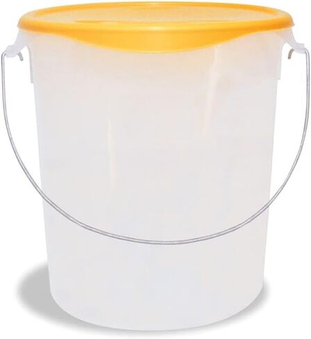 Rubbermaid Commercial Products Plastic Round Food Storage Container for Kitchen/Food Prep/Storing, 2 Quart, White, Container Only (FG572000WHT) in Kuwait